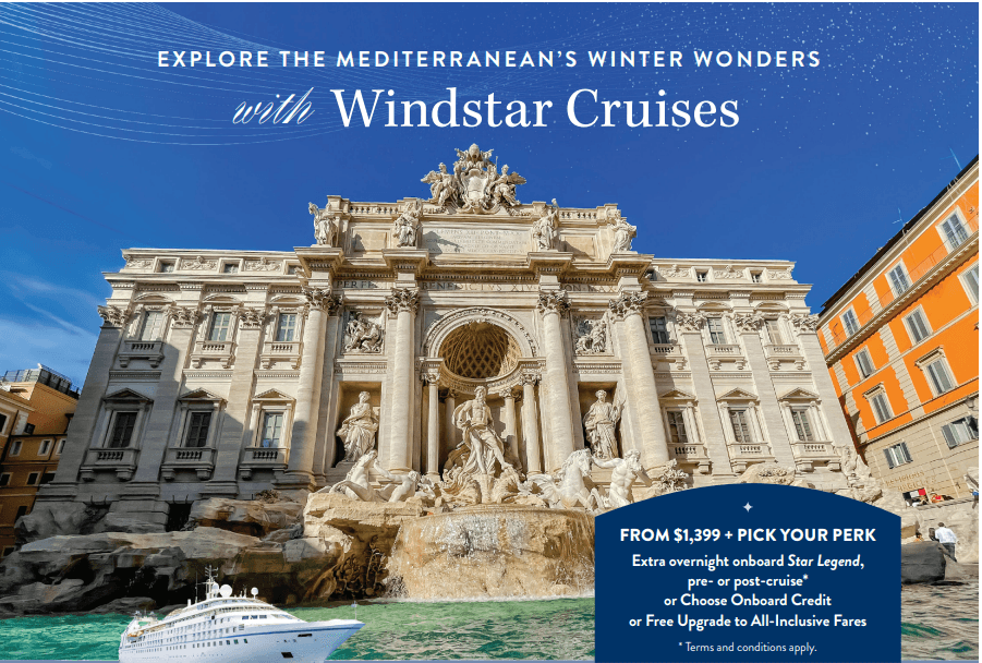 Winter Mediterranean with Windstar Cruises - background banner